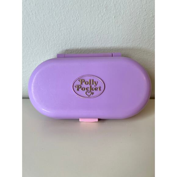 1992 Polly Pocket Stampin' School All Original Parts COMPLETE wFigures Stampers
